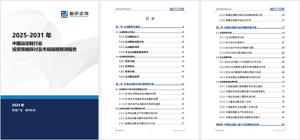 资前景研究报告（2025-2031年）球盟会app中国运动鞋行业发展现状及投